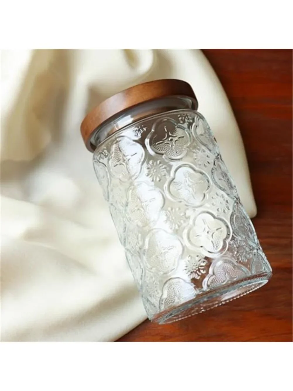 32oz Vintage Glass Jars With Lids, Airtight Food Storage Containers, Kitchen Can